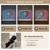 Zingende man - Glitterjas - Microfoon Light Box met batterij (Wandlamp) middel -USP_lichtkleurNL