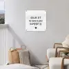 Spreuken - Quotes - Geluk zit in een klein rompertje tuinposter los doek klein -sfeer8