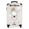 Dromerige prinses met gevlochten haar NBS - Handbagage koffer - Kinderen Unisex middel -productfoto_recht