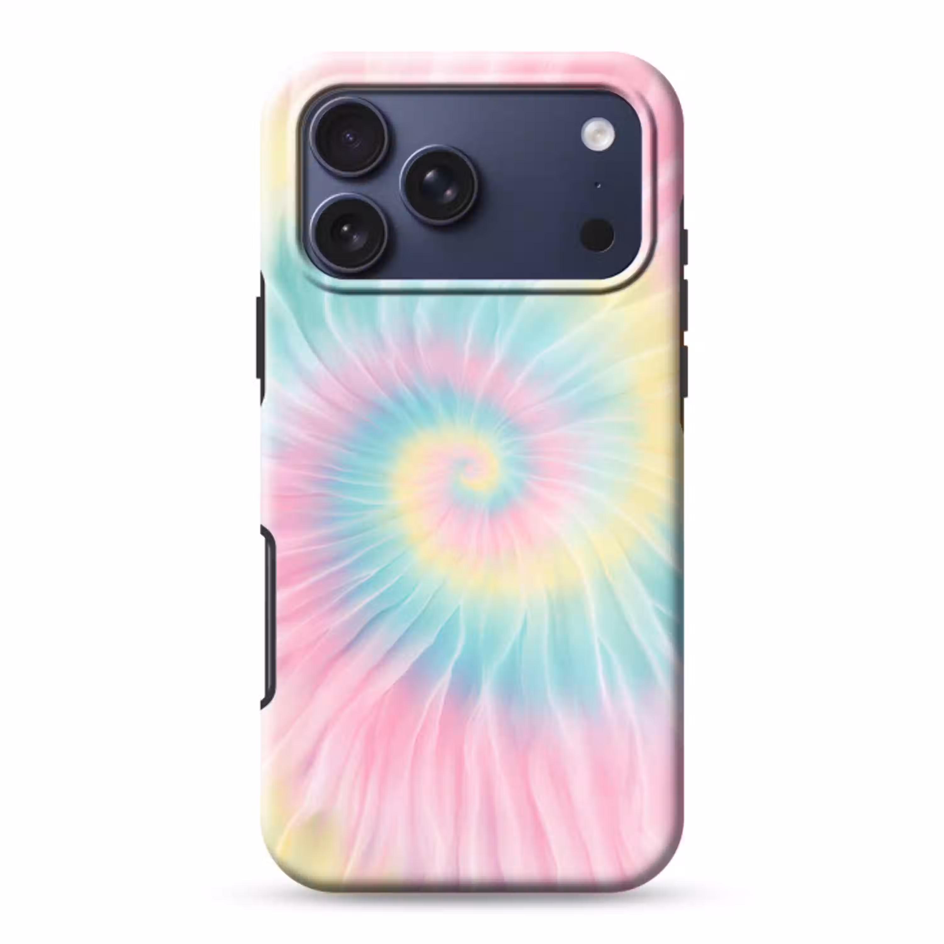 Pasteltinten - Tie dye - Roze Toughcase MagSafe Apple iPhone 17 Pro Max klein -3d