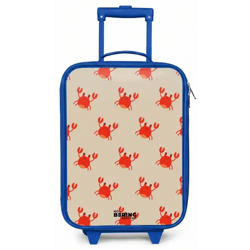 Krabbenkwestie Kinderkoffer - Blauw klein -zz3dotto