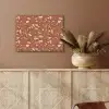 Terrazzo - Patroon - Klei PET vilt klein 837 -sfeer4
