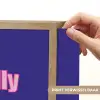 Tekst - Valentijn - Love - Blauw Light Box met batterij (Wandlamp) middel -USP_websiteprintNL