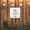 Papa - Spreuken - Stef Bos - Papa ik lijk steeds meer op jou - Quotes tuinposter los doek klein -sfeer1