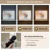 Abstract - Pastel kleuren - Goud - Modern - Aesthetic Light Box met batterij (Wandlamp) middel -USP_lichtkleurNL