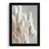 Pluimen - Beige - Minimalistisch fotolijst zwart zonder passe partout klein -3d