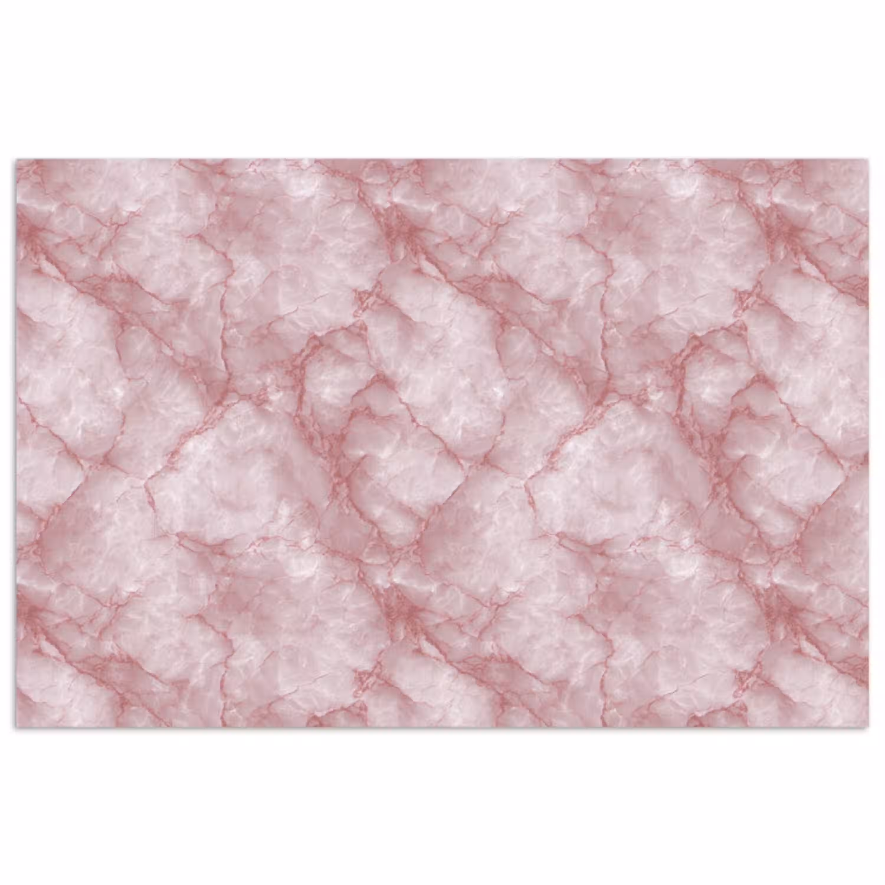 Roze - Kwartsmarmer - Aders poster papier klein 62 -3d