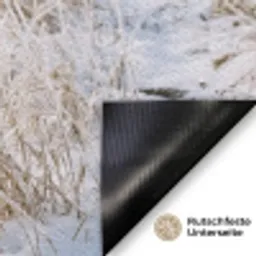 Hek - Sneeuw - Mist - Platteland - Nostalgisch Deurmat klein -antislip_DE