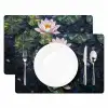 Glasstukjes - Leliebladeren - Vis - Oranje Placemat vinyl groot -zzsfeer2_Kitchenyeah-website