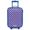 Blokjes - Blauw - Roze Kinderkoffer - Blauw klein -zz3dotto
