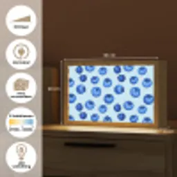 Bessen - Modern - Blauw Light Box met kabel (Tafellamp) klein 924 -USP_websiteoverzichtNL