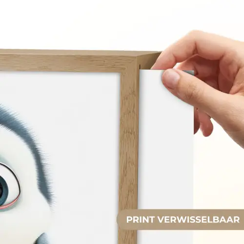 Pinguïn - Dieren - Meisjes - Kind - Jongens Light Box met batterij (Wandlamp kind) middel -USP_websiteprintNL