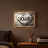 Home - Hart - Houtlook - Liefde Light Box met batterij (Wandlamp) middel -sfeer4