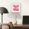 Tekst - Boodschap - Roze aluminium wit klein -sfeer5