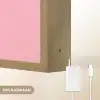 Snoep - Lolly - Hart- Roze Light Box met batterij (Wandlamp) middel -USP_websiteoplaadbaarNL