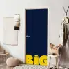 Think big - Blauw - Geel deurposter klein -sfeer6
