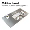 Bloem - Glazen - Doorzichtig Muismat XXL klein -sfeer4