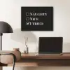 Kerst - Zwart - Wit - Quote - Grappig PET vilt klein -sfeer5