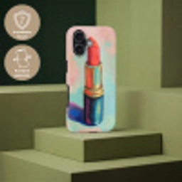 Lippenstift - Rood - Penseelstreken Toughcase MagSafe Apple iPhone 17 klein -USP_PrintM_DE