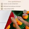 Mandarijn - Oranje - Druppels - Groen keuken achterwand spatscherm klein 900 -spatscherm_NL