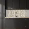 Textuur - Reliëf - Beige keuken achterwand 2 middel 871 -sfeer1