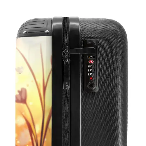 Valerio vlinderachtig Koffer - NBS - Handbagage middel -slot