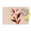 Bloemen - Blaadjes - Minimalistisch - Roze Placemat vinyl groot -zzzproduct_Kitchenyeah-website