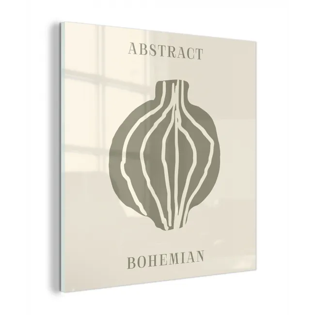 Boho - Groen - Abstract plexiglas 5mm klein -z3d