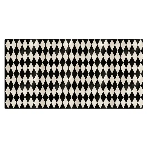 Klassiek - Patroon - Zwart Muismat XXL klein 681 -3d_leeg