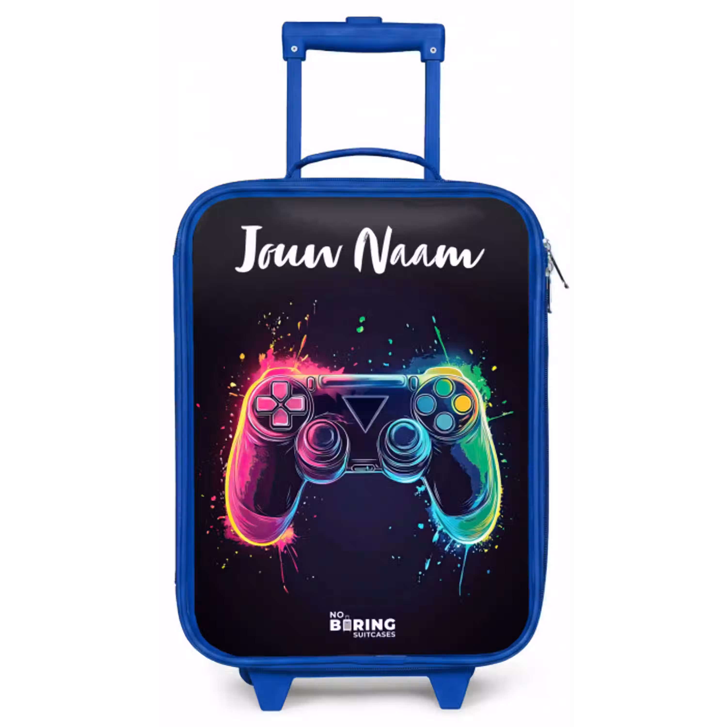 Neon - Controller - Verfspatten - Game Kinderkoffer - Blauw klein -zz3dotto
