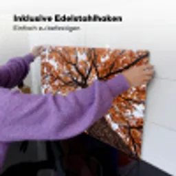 Boom - Bladerdak - Herfst - Oranje - Sfeervol Inductie beschemer met haakjes klein -ky-ophangen-de
