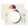 Abstract - Cirkels - Paars Placemat vinyl groot -zzsfeer2_Kitchenyeah-website