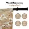 Wilde - Bloemen - Wit Wandkleed katoen klein -sfeer2