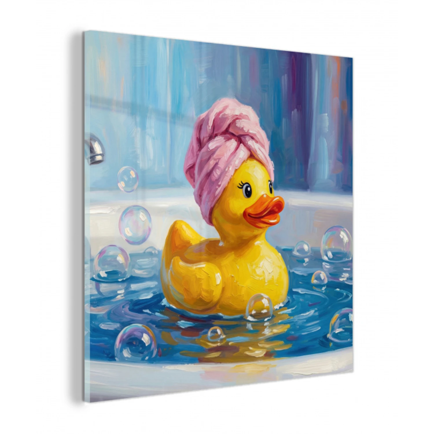 Creatief - Badeend - Kleurrijk plexiglas 5mm klein -z3d