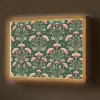 Patroon - Botanisch - Kleurrijk Light Box met batterij (Wandlamp) middel 907 -z3d_website