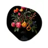 Tulpen - Bessen - Boeket - Vaas Wandcirkel Organisch Forex 3mm klein -3d