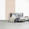 Plaid - Patroon - Vierkant - Beige fotobehang vinyl groot 64 -slaapkamer