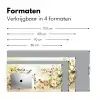 Takken - Bloemen - Vogeltjes - Roze Muismat XXL klein -sfeer5