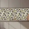 Botanisch - Goud - Zwart keuken achterwand 2 middel 871 zz_3dshopping