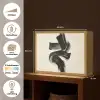 Strepen - Zwart - Abstract Light Box met batterij (Wandlamp) middel -USP_websiteoverzichtNL
