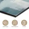 Verf - Moderne kunst - Abstract - Grijs aluminium wit klein -closeup_NL