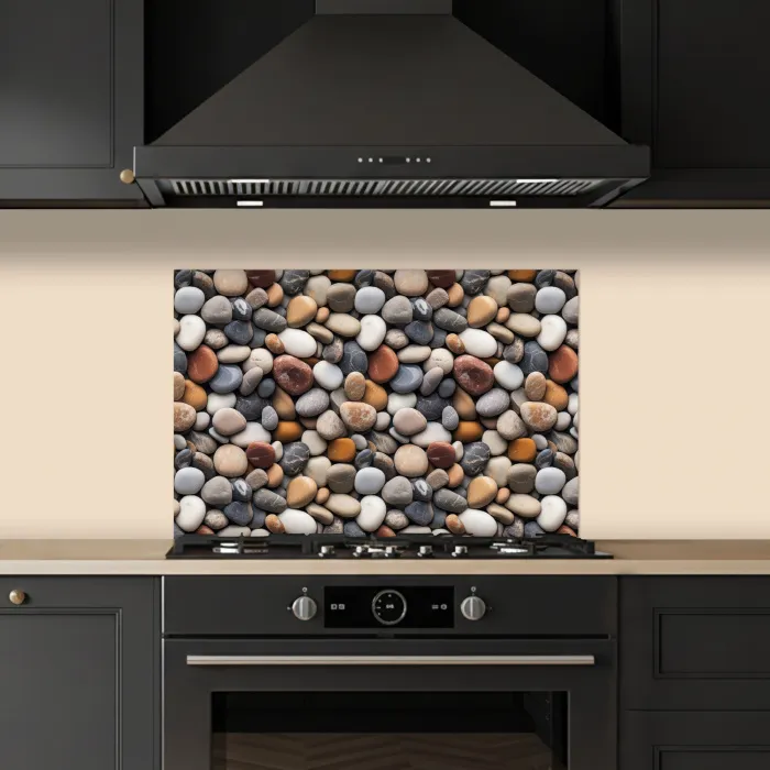 Rust - Zachte - Kleuren - Stenen keuken achterwand spatscherm klein 900 -sfeer1