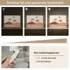 Palmbomen - Abstract - Zon - Heuvels Light Box met kabel (Tafellamp) klein -USP_dimbaarNL