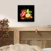 Paprika - Peer - Citroen - Graffiti - Verf - Abstract aluminium wit klein -sfeer3
