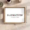 Schwester - Buchstaben-Collage Dienblad Rechthoek middel -USP_Formaat