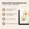 Elegantie in Transparantie Inductie beschermer vinyl 3mm middel -sfeer2