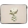 Bloem - Wit - Vaas - Quote laptophoes neopreen klein -zkaufland3dotto
