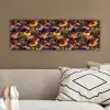 Warm - Patroon - Penseel - Viooltjes canvas 2cm klein 828 -sfeer3