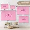 Toedeloe - Roze - Minimalistisch Wandkleed katoen klein -tsfeer8_DE