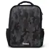 Groene camouflage print Rugzak - Zwart middel -3d
